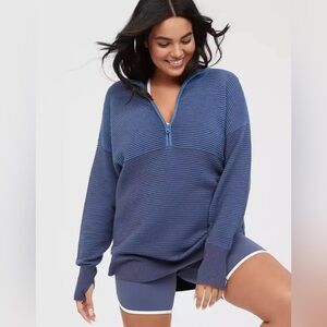 NWT Offline by Aerie Ribbed Quarter Zip Pullover. Size S.